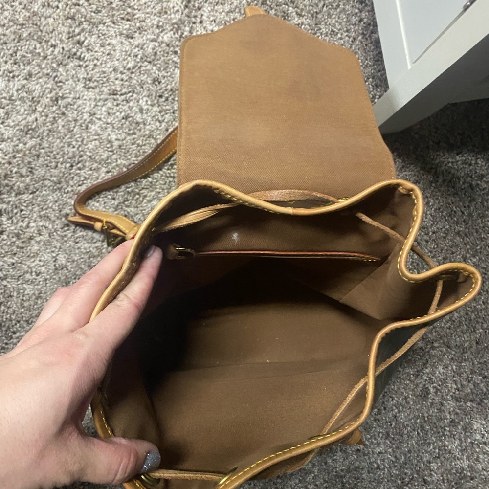 Louis Vuitton Montsouris Monogram Canvas Backpack Brown - Picture 4 of 5
